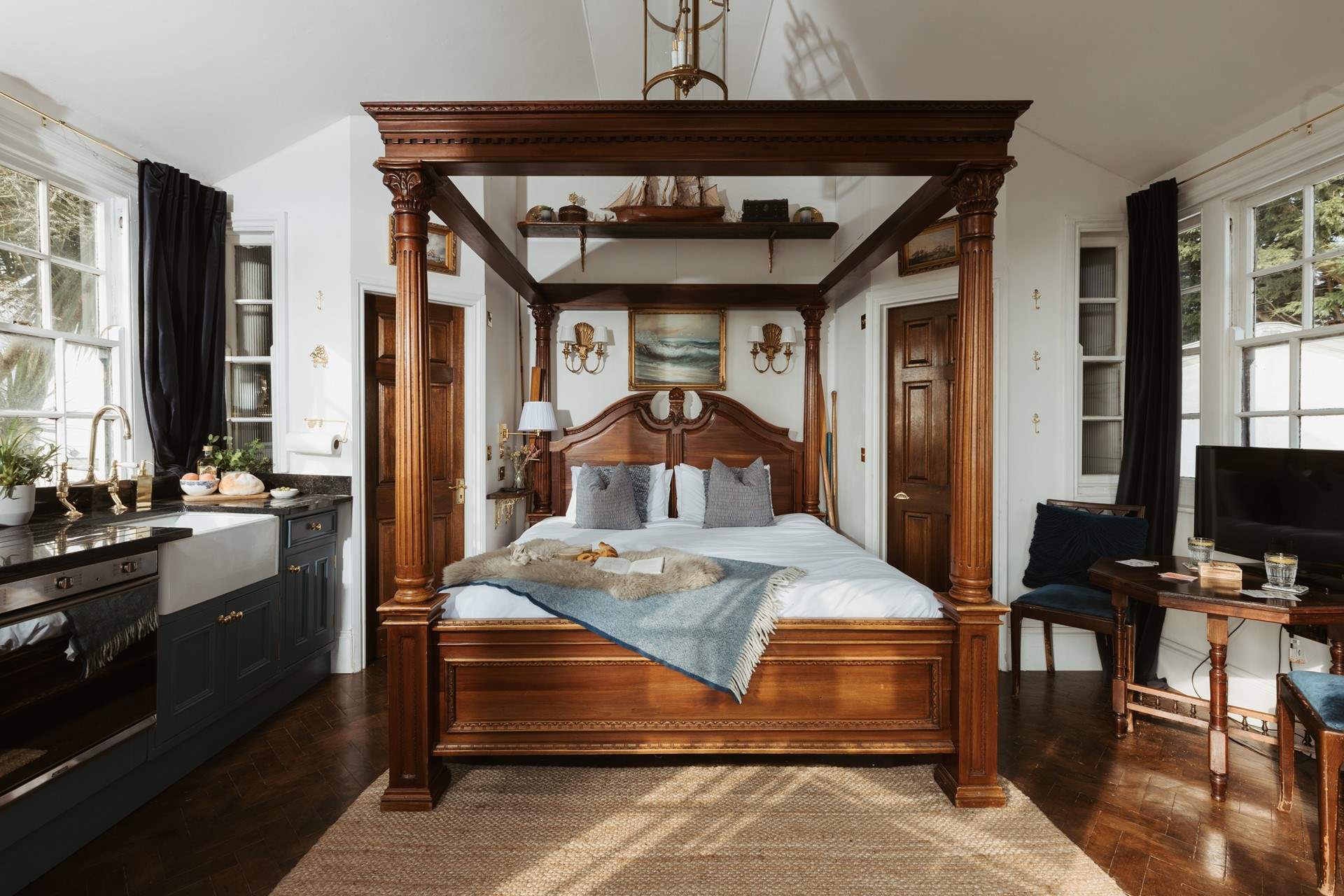 Enjoy the nautical and marine history with gorgeous touches throughout. 