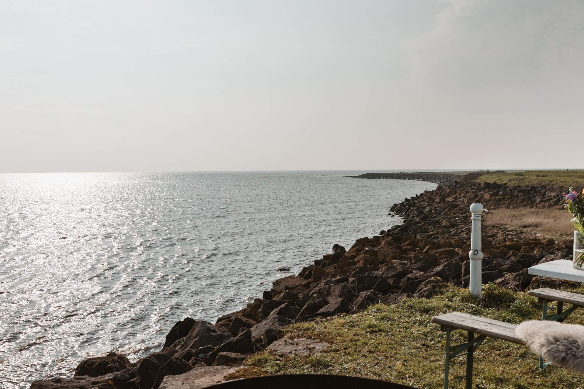 Follow the footpath along the beautiful coastline to Cardiff for a refreshing drink. 