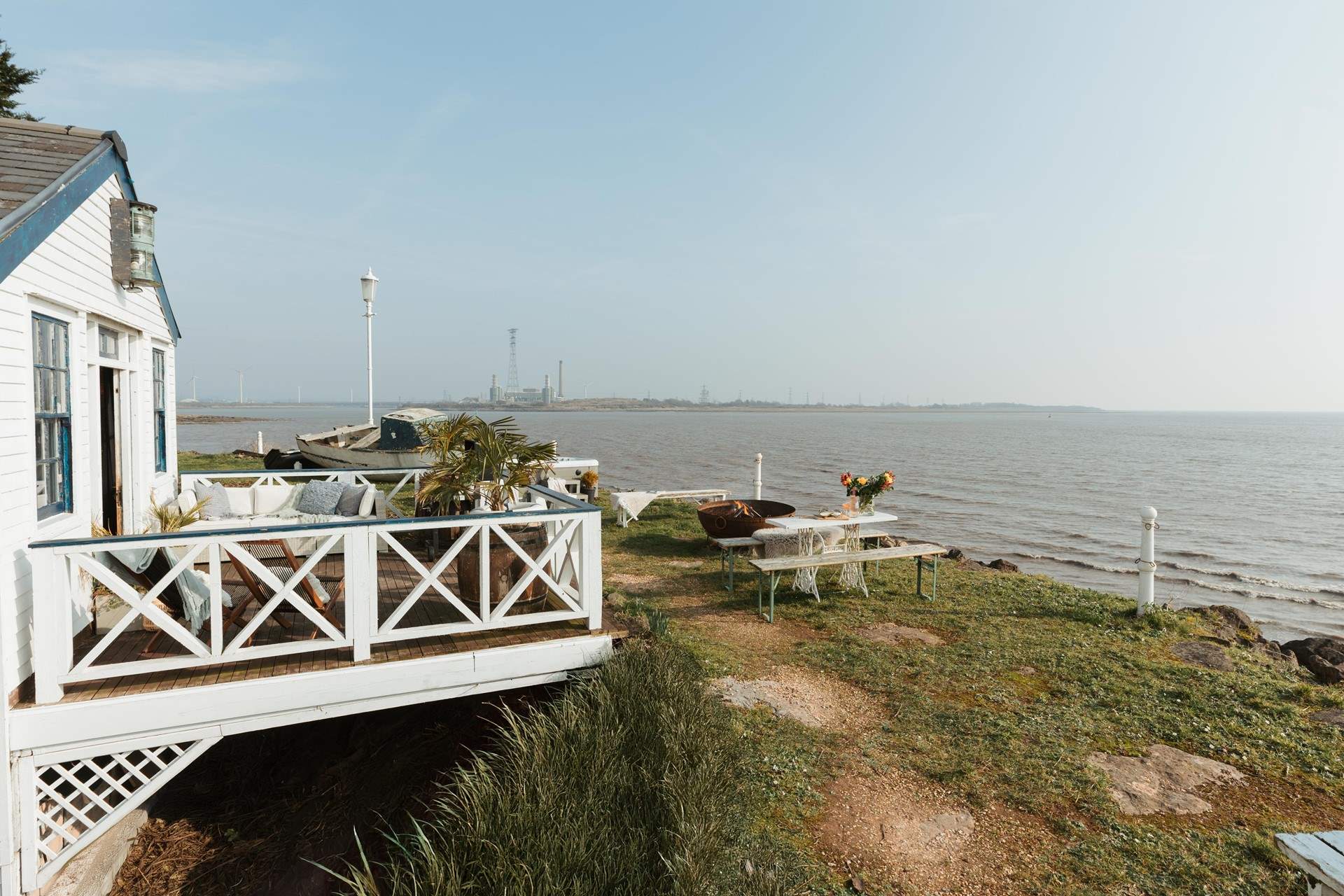 Spend serene days next to the water's edge. 