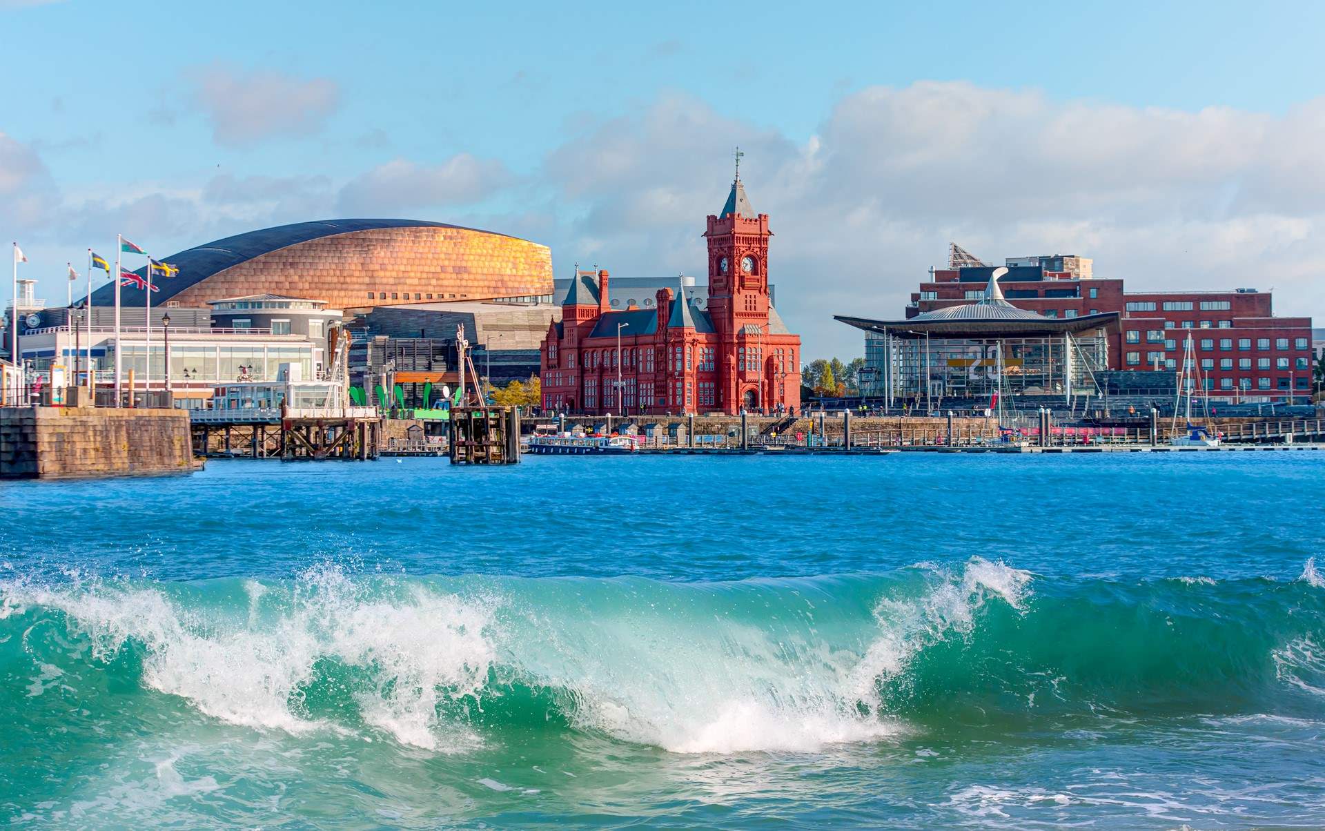 Cardiff Bay is well known for its array of restaurants and bars, and is only a short drive away. 