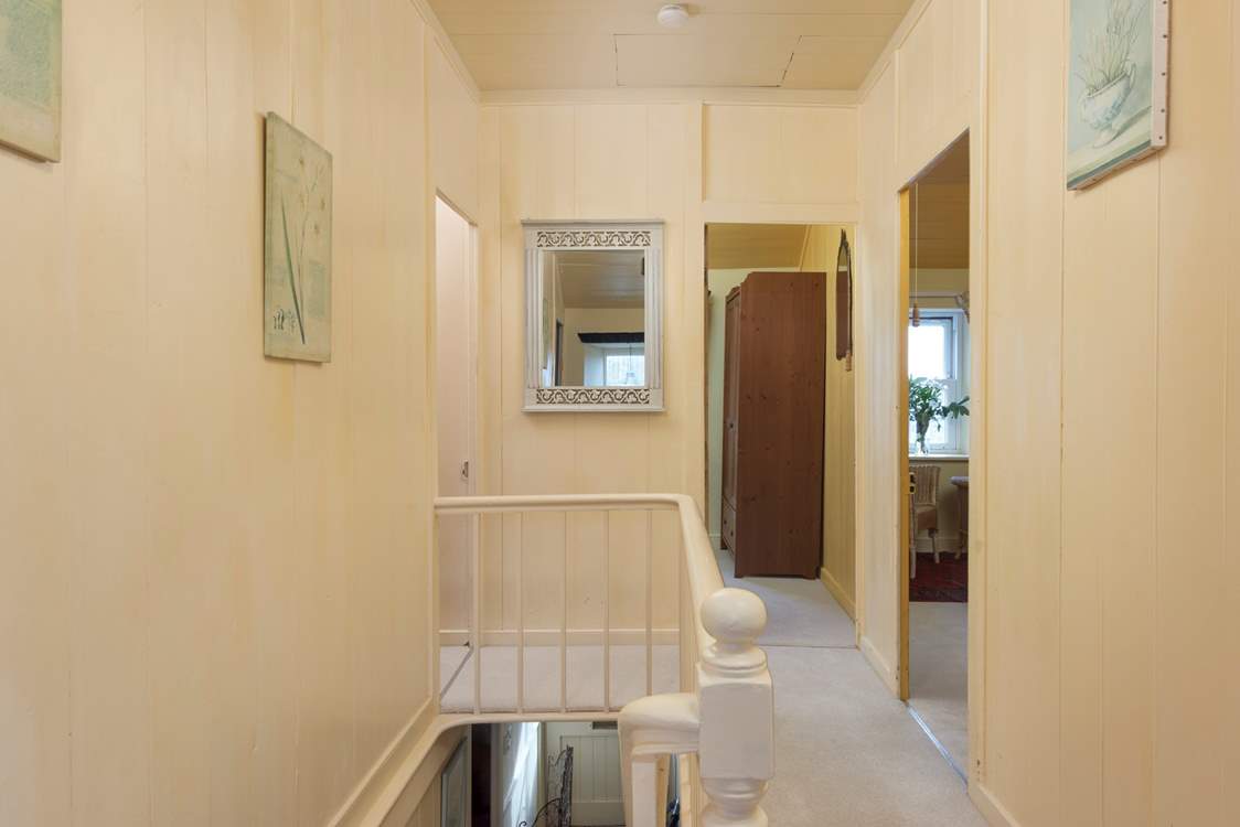 A grand first floor with much charm.