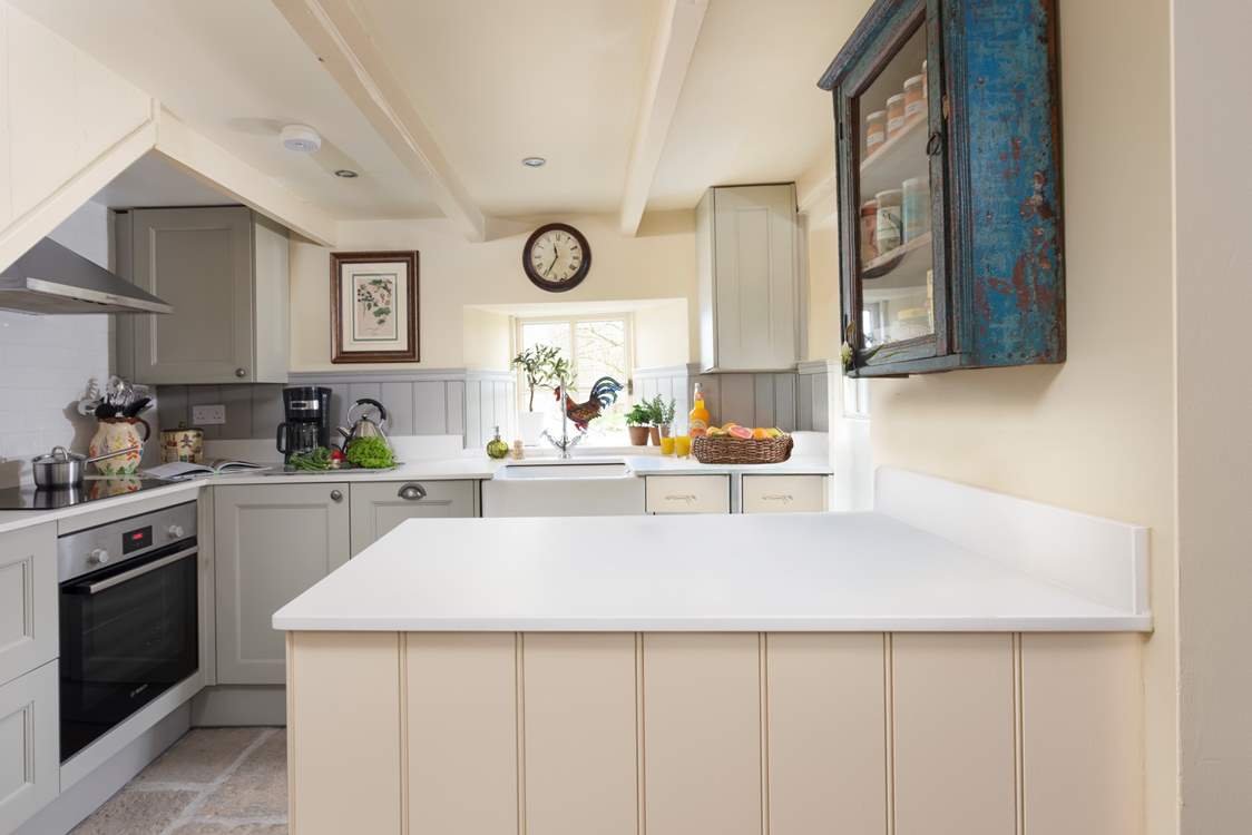 An impeccably presented kitchen.