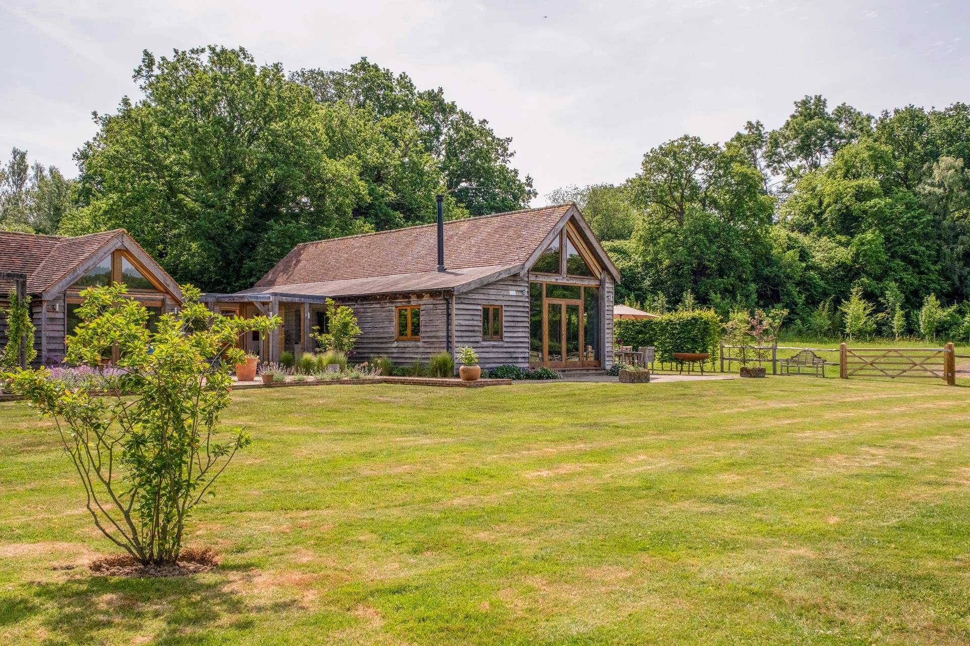 The barn is next door to the owners property.
