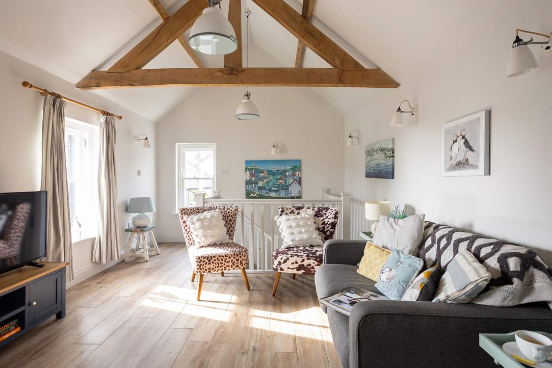 Open plan living is the order of the day.