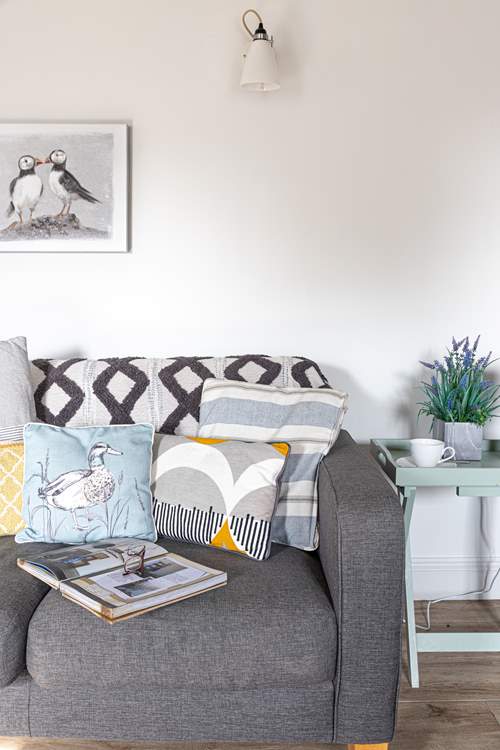 The perfect spot to curl up after a day exploring Fowey.