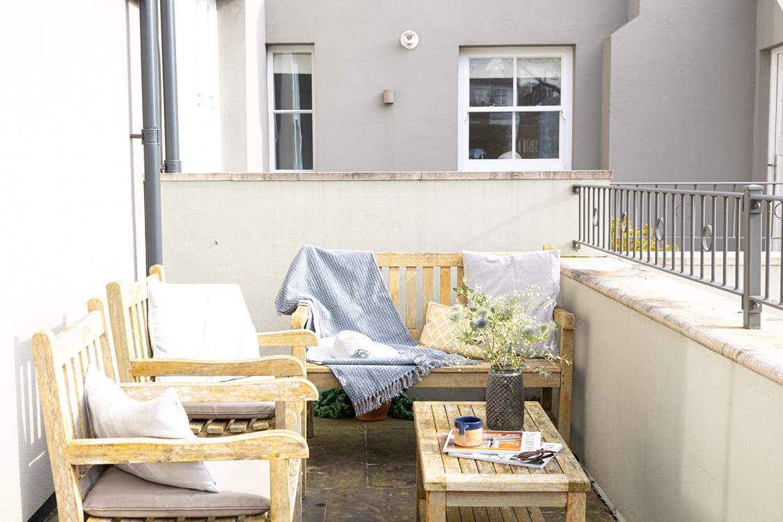 While away the hours in the courtyard.