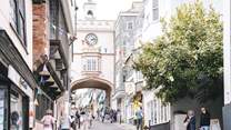 Quirky Totnes with its array of shops and eateries makes for a lovely day out! 