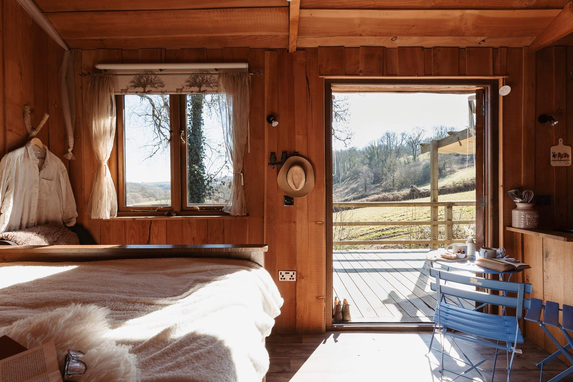 Spend a relaxing morning in bed whilst listening to the birdsong around you.