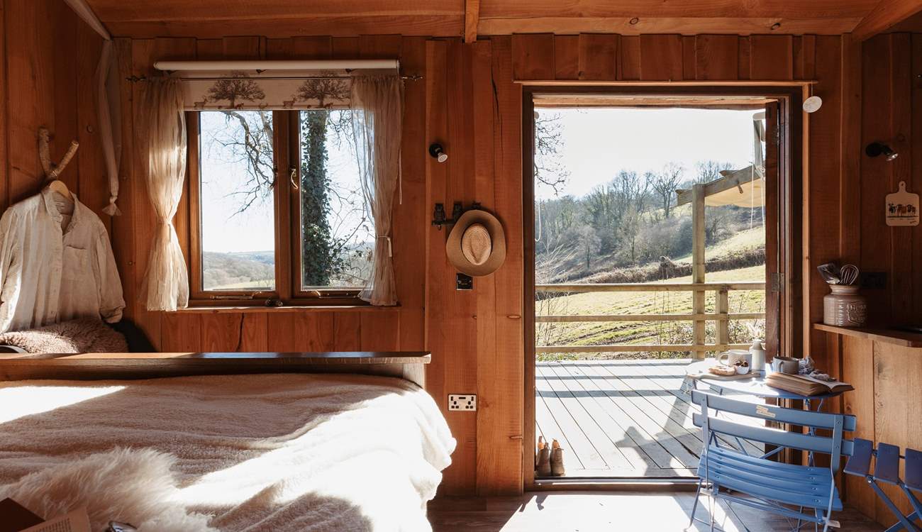 Or spend a relaxing morning in bed whilst listening to the birdsong around you.