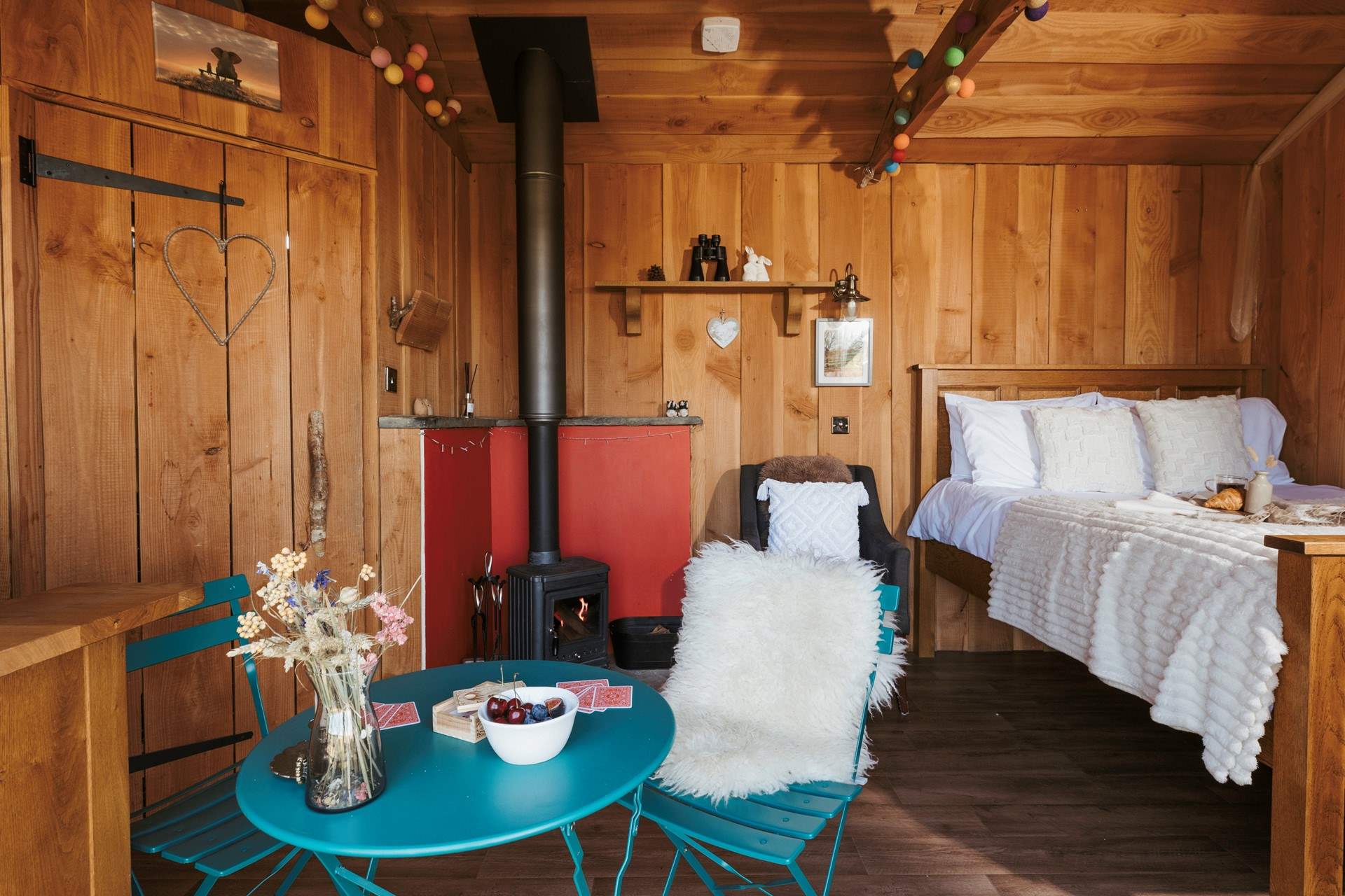 The wood burner creates those cosy moments.