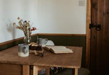 Plan your next day's adventures from the soothing, light-filled spaces.