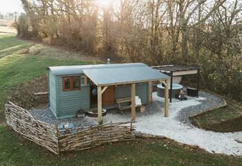 In this charming countryside retreat. 