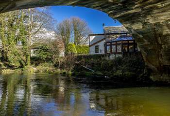 You really are 'Down by the Riverside' at Bridge Pool Cottage.