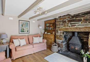 The cottage is brimming with charm and character.