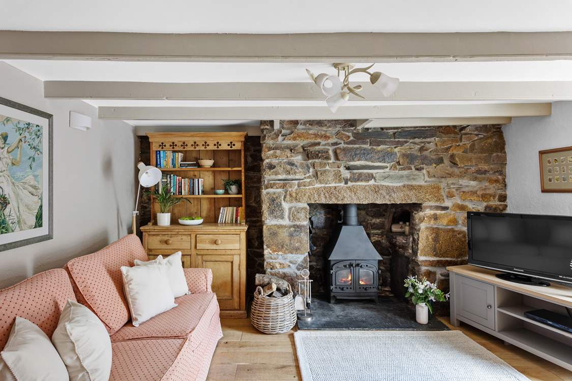 The toasty wood-burner is a welcome sight on those out-of-season breaks.