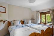 The pretty twin room, ideal for children and adults alike.