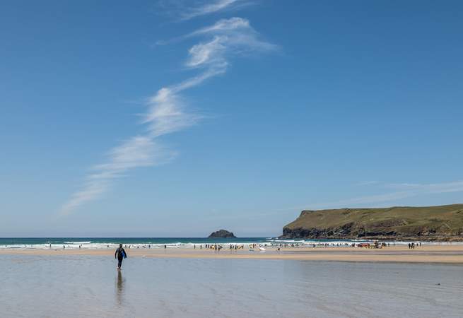 The north coast is littered with great beaches - Polzeath is a firm favourite with families and surfers alike.