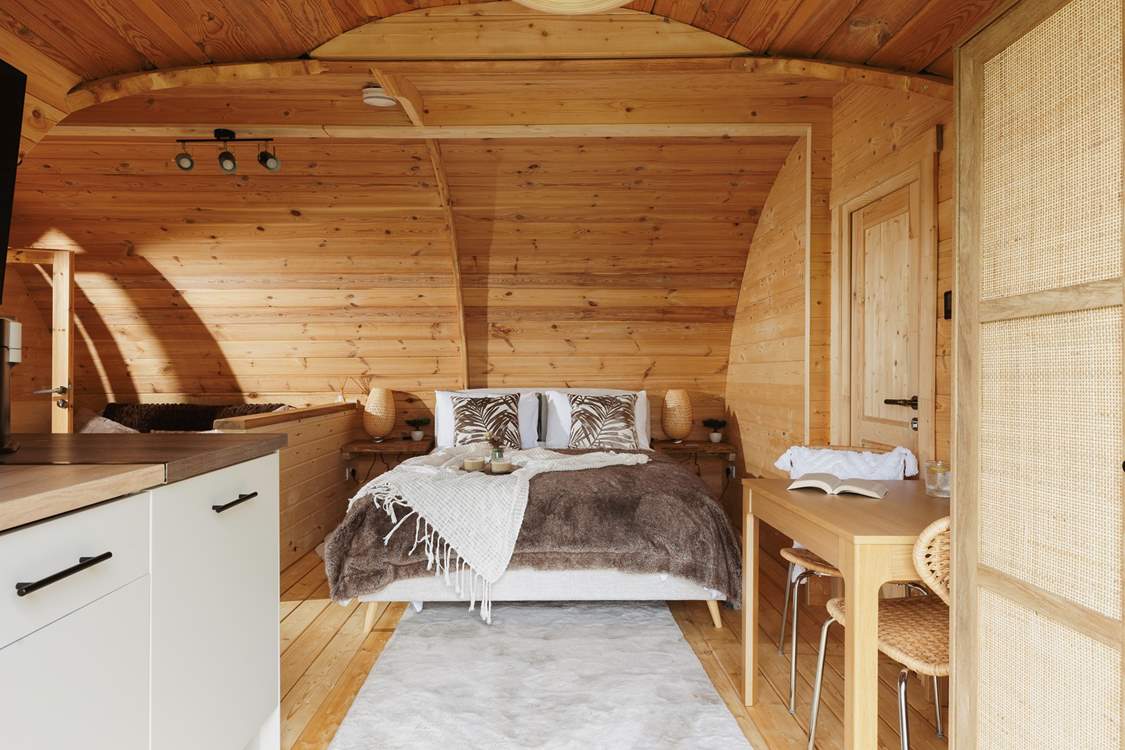 The perfect spot to rest your head after a day of adventures.