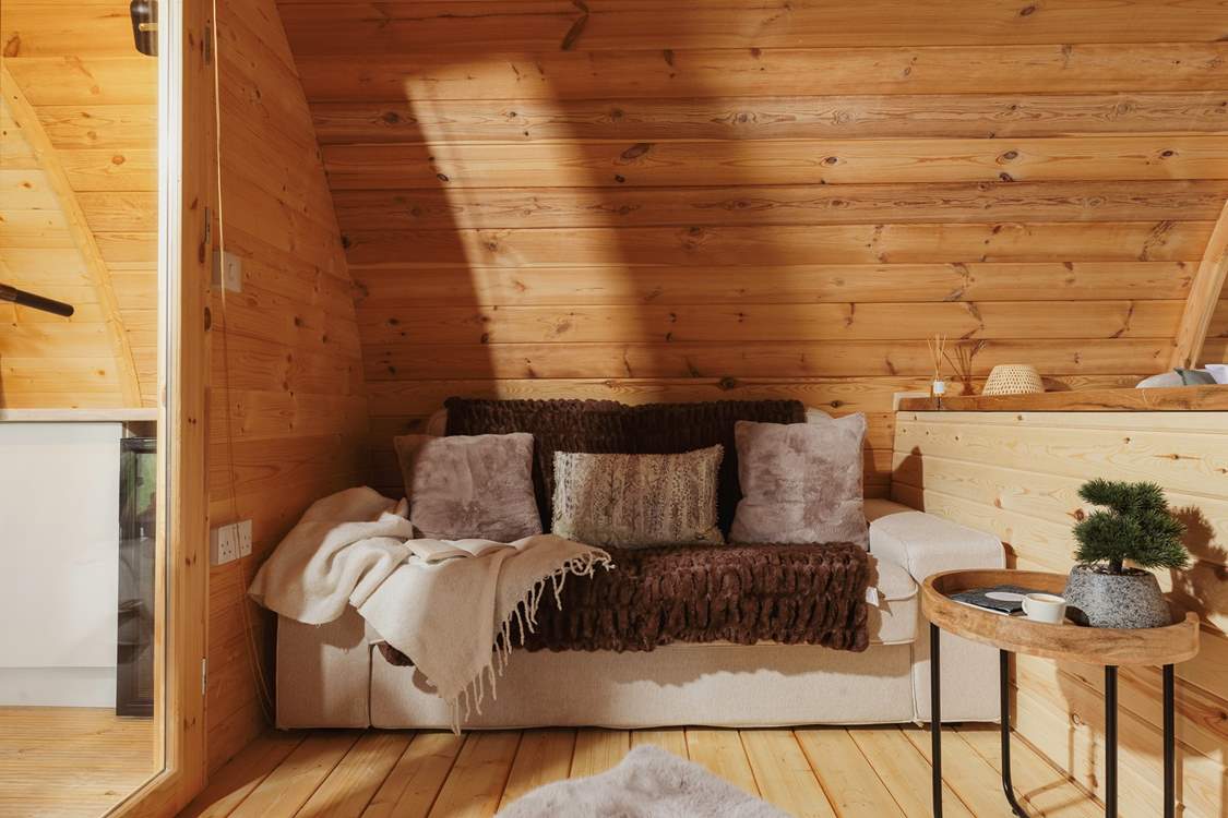 Snuggle up on the sofa with a fresh coffee and your favourite book.