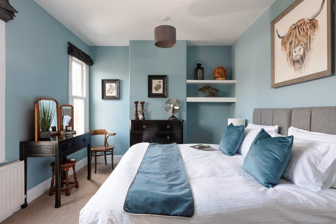 A sumptuous bedroom to rest in.