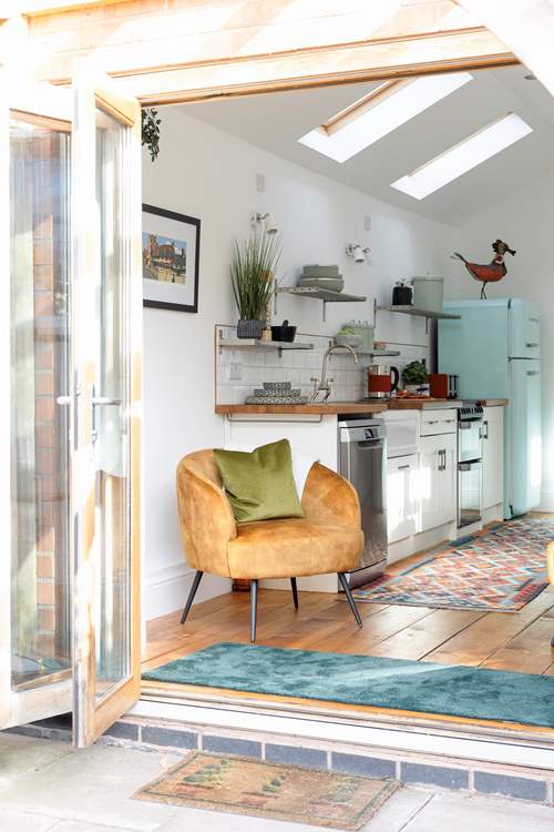 The bi-fold doors are such a treat.