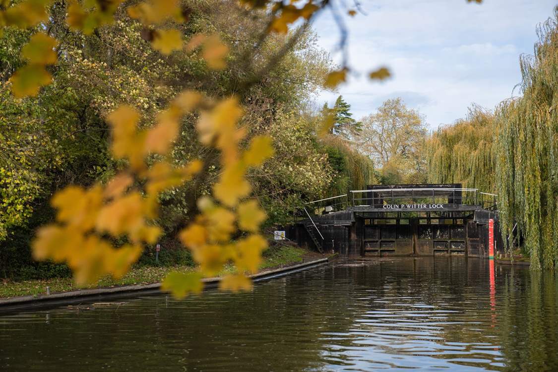 Why not take a walk along the river.