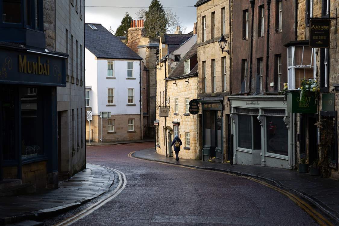 Such character in the winding streets of Alnwick.