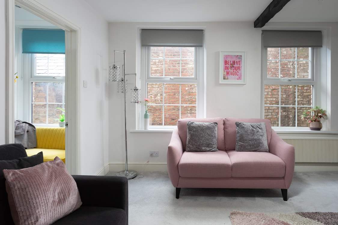 Only the beams remind you of the age of this property.
