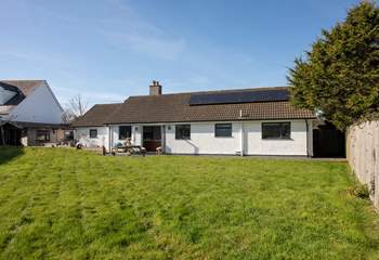 Looking back towards March Hare from the rear lawn.