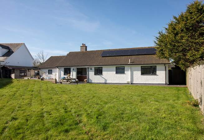 Looking back towards March Hare from the rear lawn.