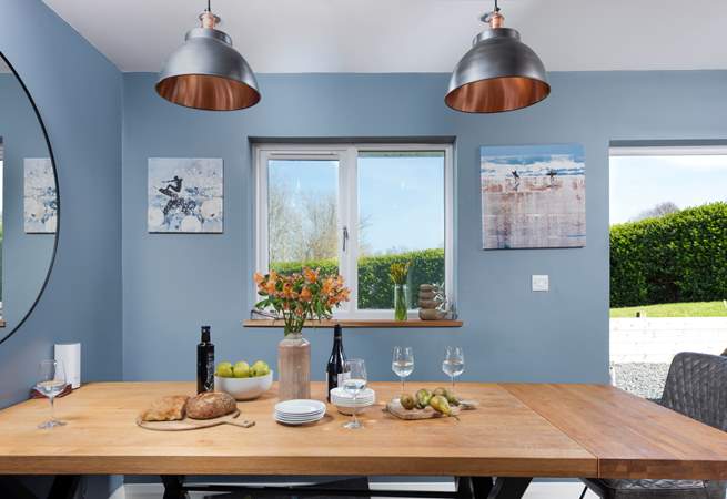 This space overlooks the secure rear garden.