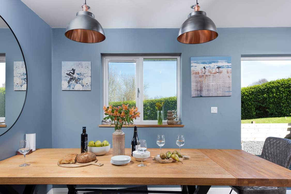 This space overlooks the secure rear garden.