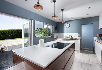 A beautifully appointed kitchen.