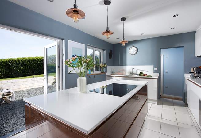 A beautifully appointed kitchen.