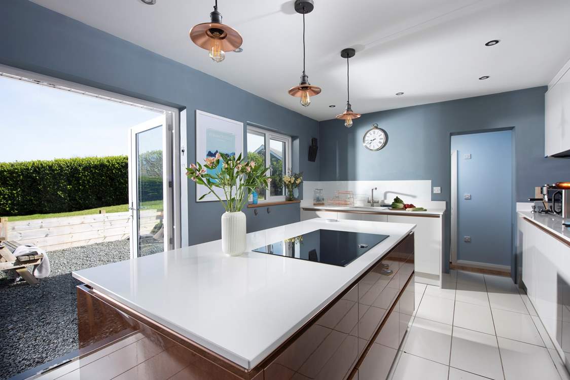 A beautifully appointed kitchen.