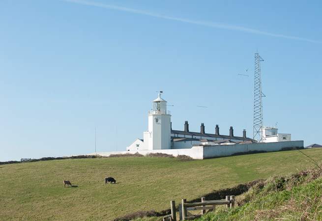 The Lizard Lighthouse is a sixteen minute drive, or less than two hours stunning hike along the coastal path.