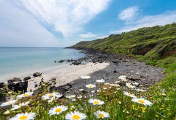 The stunning beaches of Coverack are also ten minutes drive or a hike on the coastal path.