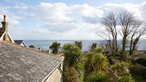 Where nature paints a masterpiece; a fabulous bird's eye view from bedroom 1.