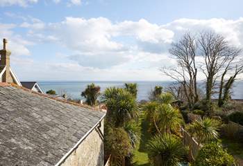 Where nature paints a masterpiece; a fabulous bird's eye view from bedroom 1.