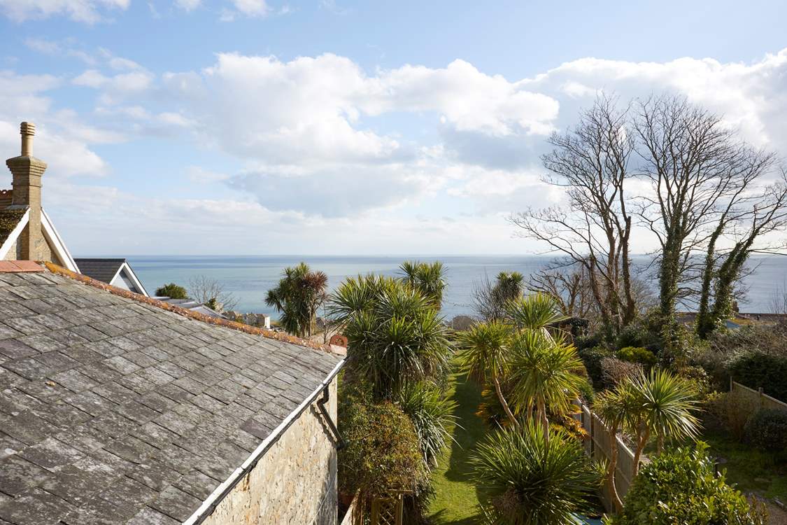 Where nature paints a masterpiece; a fabulous bird's eye view from bedroom 1.