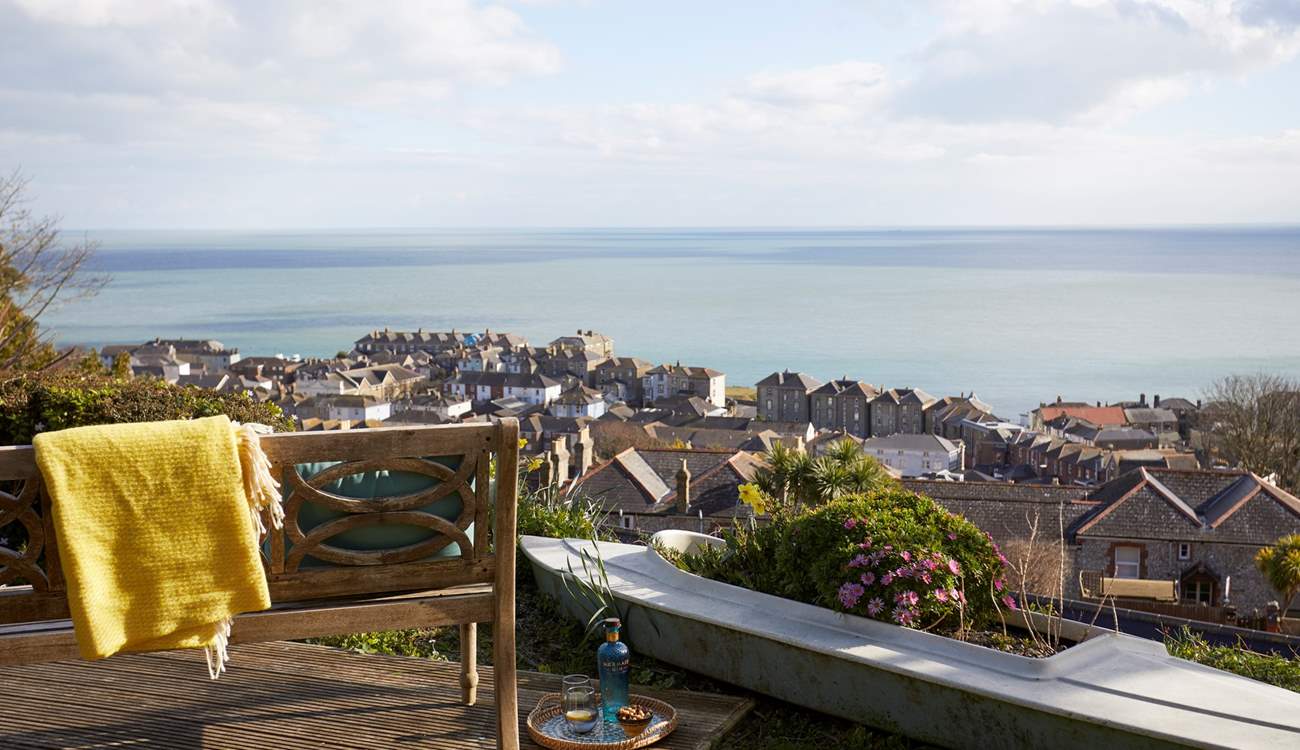 A beautiful vista overlooking the stunning coastal town of Ventnor. 