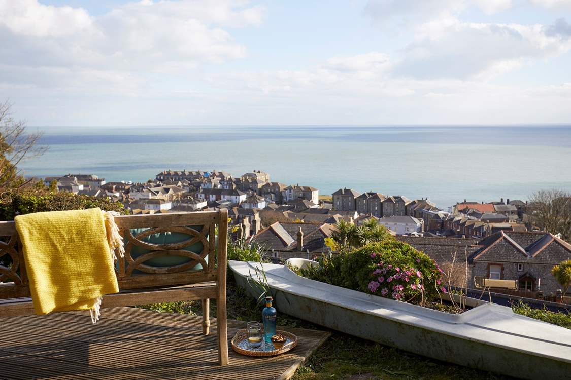 A beautiful vista overlooking the stunning coastal town of Ventnor.