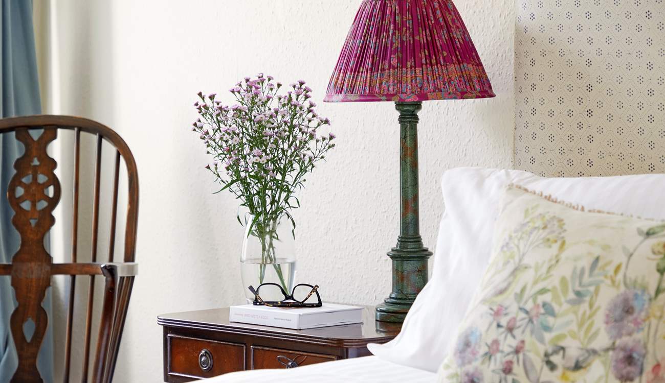 A moment of peace before sleep with a good bedtime read.