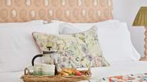 A moment of indulgence; savouring the simple pleasures of breakfast in bed.