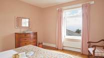 Waking up to the sea view in this bright and airy retreat. 