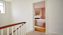 A glimpse into tranquility from the spacious landing. 