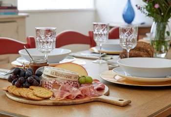 Simple pleasures: sharing good food and family chats around the dining-table.
