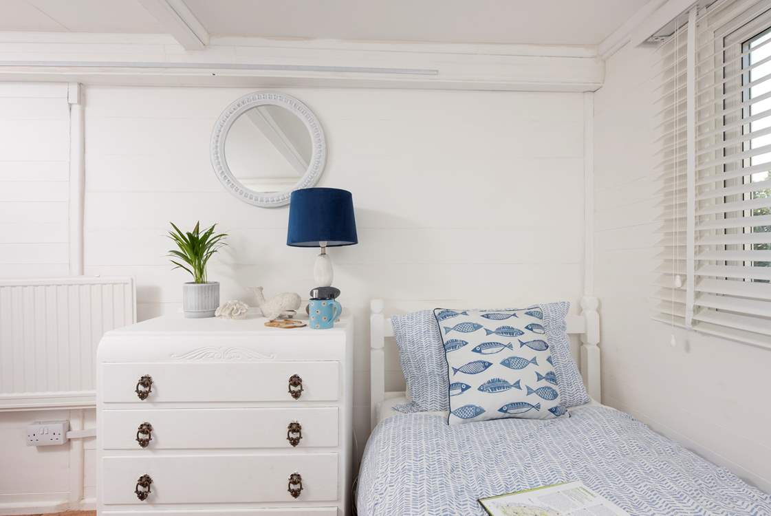 Coastal decor for this coastal cabin.