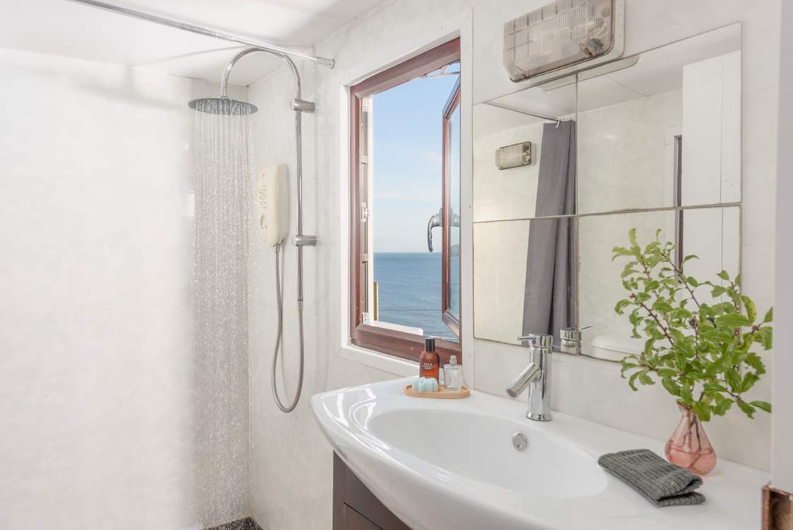 Start the day with a refreshing shower.