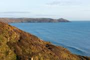 Views along the headland to Rame Head.